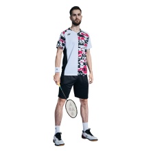 Yonex Badminton-Tshirt V-Neck Tournament (offizielles Shirt der Nationalmannschaft) 2023 weiss Herren
